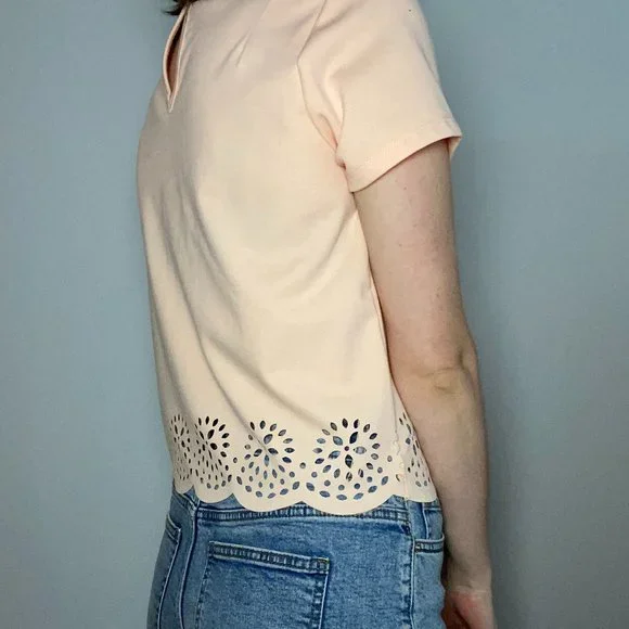 Dotti Peach tee - Picture 3 of 4